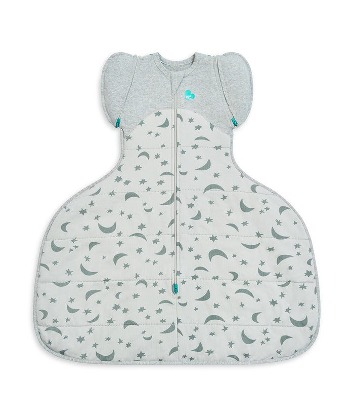 Swaddle Up™ 2-in-1 Transition Bag Hip Harness 2.5 TOG Cotton Olive Moonlight
