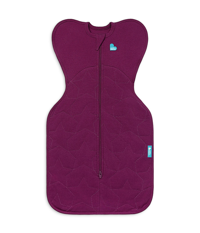 Swaddle Up™ 2.5 TOG Cotton Plum Starturn Quilted