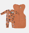 Swaddle Up & Babygrow Bundle | 2.5 TOG | Hazel | Black Cat