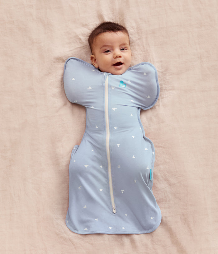 Swaddle Up Starter Bundle | 1.0 TOG | Bamboo | Blue Boats 2 | Cream Lemons