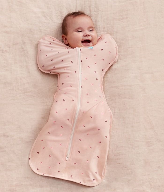 Swaddle Up Starter Bundle | 1.0 TOG | Bamboo | Blush Cherries 2 | Cream Lemons
