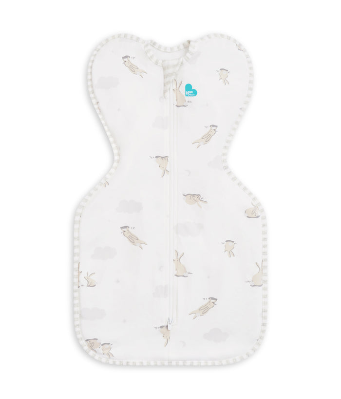Swaddle Up Starter Bundle | 1.0 TOG | White Cloud Bunnies | Olive Moon | Powder Pink Twinkle
