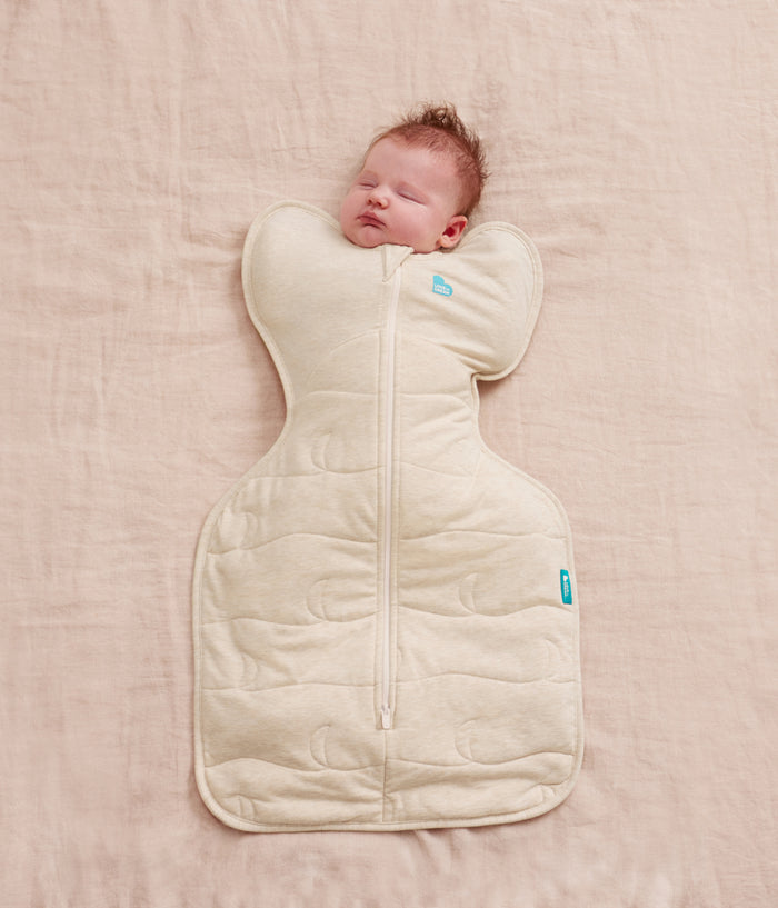 Swaddle Up Starter Bundle | 2.5 | 3.5 TOG | Merino | Oatmeal Moon | Rose Lamb 2