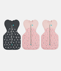 Swaddle Up Starter Bundle | 2.5 TOG | Merino | Charcoal | Rose Lamb 2