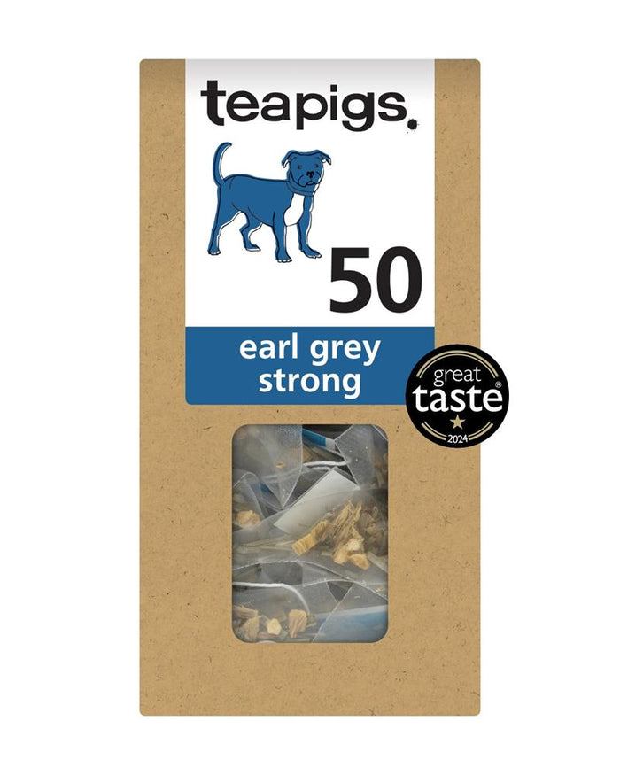 Strong black tea with delicate darjeeling and fancy bergamot. An