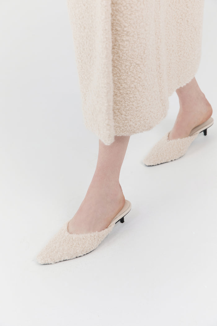 Teddy Heel - Ecru