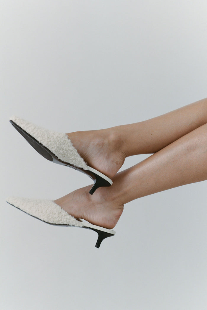 Teddy Heel - Ecru