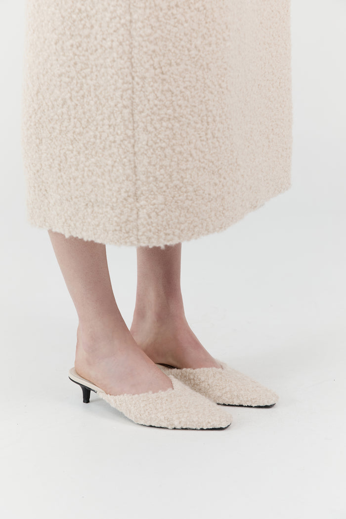 Teddy Heel - Ecru