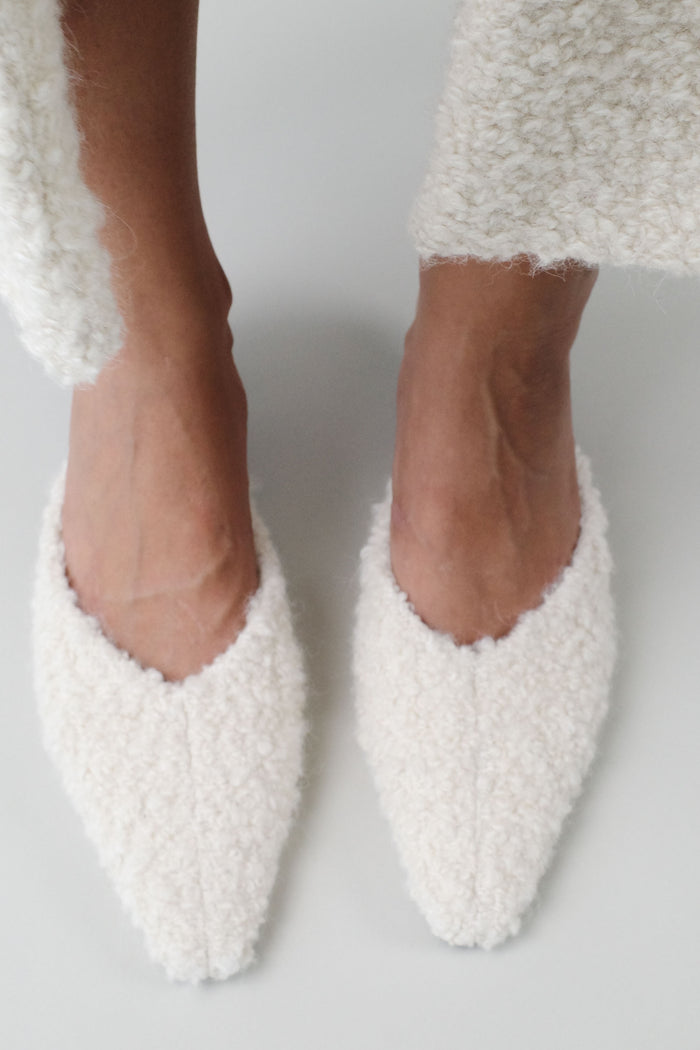 Teddy Heel - Ecru