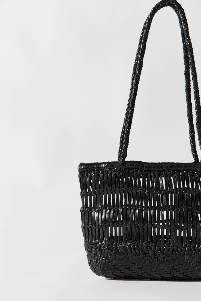 Textured Petit Bagu - Black