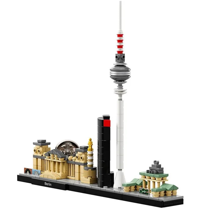 The Berlin City  Architecture Building Landmark 289pcs Model Building Blocks Assembly Toys Gifts