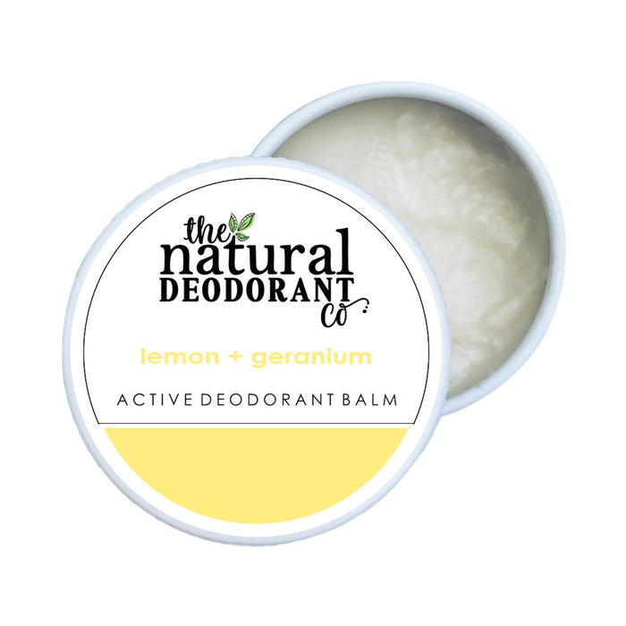 The Natural Deodorant Co. Lemon + Geranium Active Balm 10g