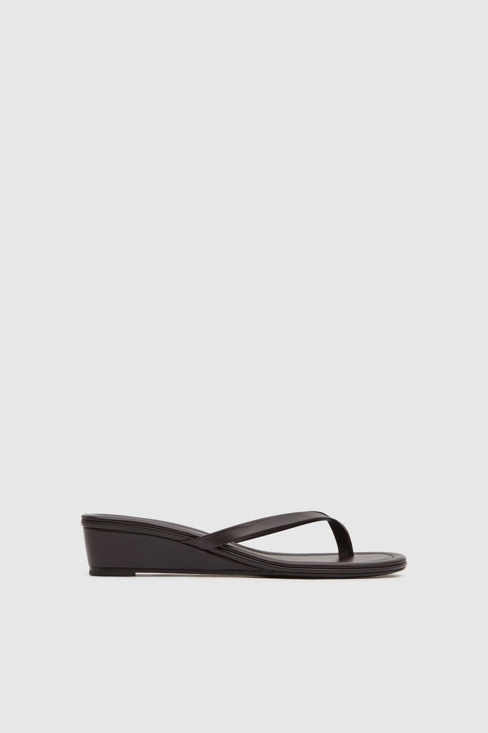 Thong Wedge - Coffee