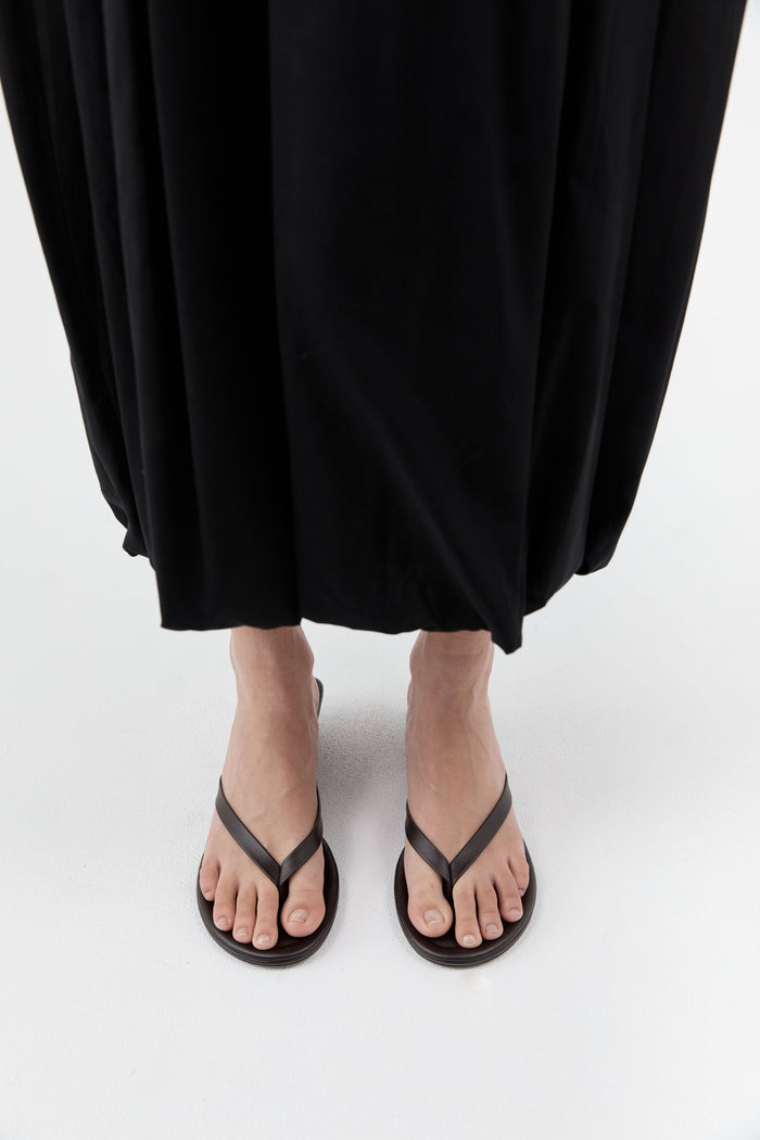 Thong Wedge - Coffee