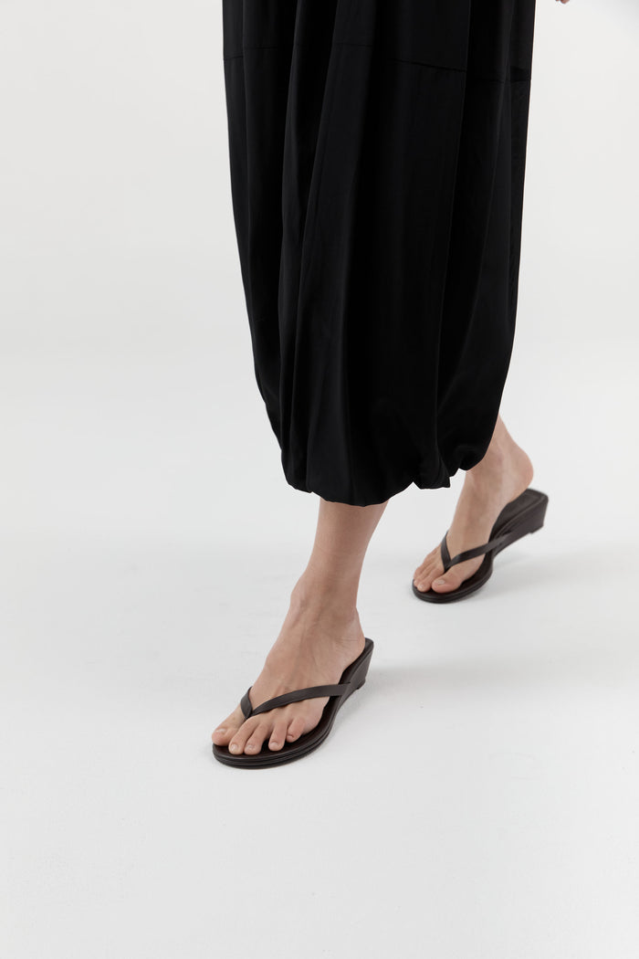 Thong Wedge - Coffee