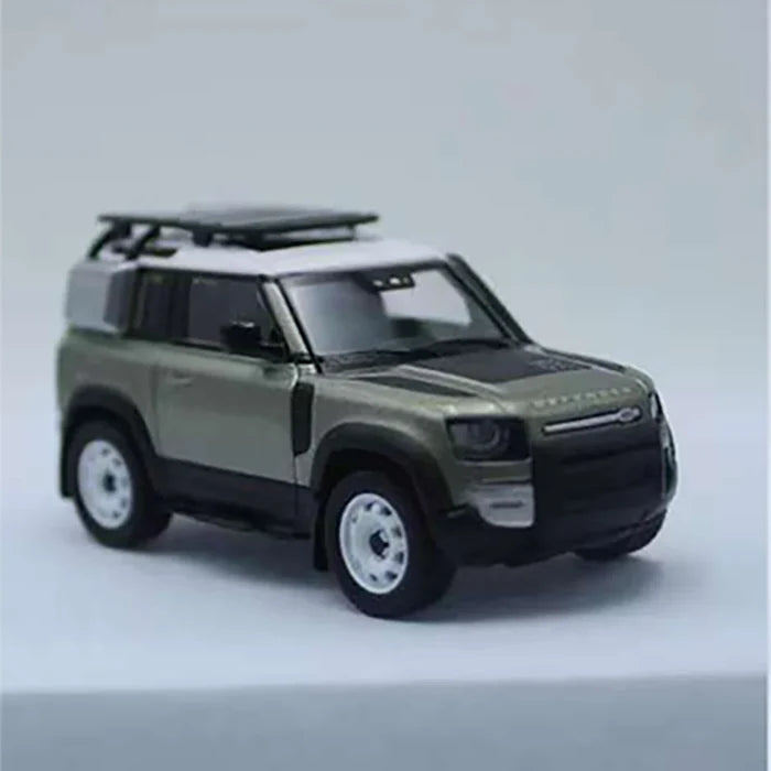 TimeMicro 1/64 Defender 90 & 110 Set Diecast Alloy Model Car Limited Edition Collectible Hobby Gift