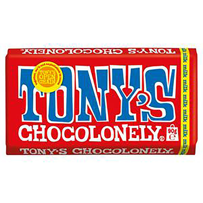 Tonys Chocolonely Milk Chocolate Bar 90g