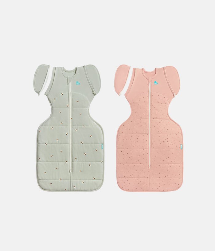 Transitioning 2 Piece Bundle | 2.5 TOG | Olive Bees | Rose Pebbles
