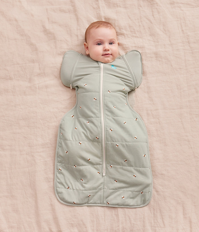 Transitioning 2 Piece Bundle | 2.5 TOG | Olive Bees | White Dreamer
