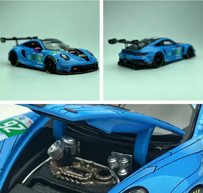 Trends Hobby 1:64 911 GT3 R 2025 24H LMGT3 92# Car Model Collection Limited Edition Alloy