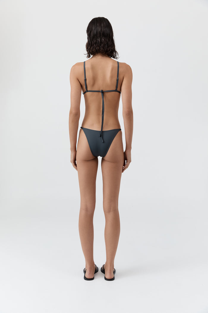 Triangle Bikini Top - Graphite