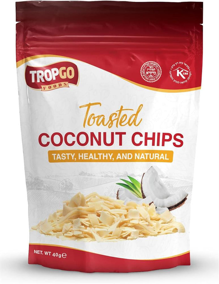 Tropgo Toasted Coconut Chips 40g