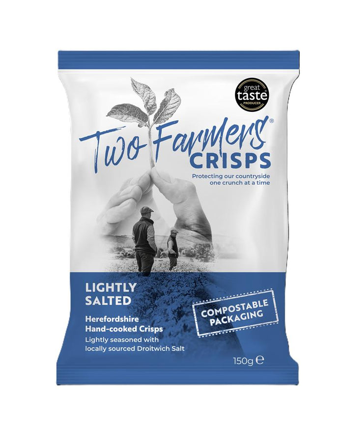 Two Farmers Lightly Salted Crisps 150g
