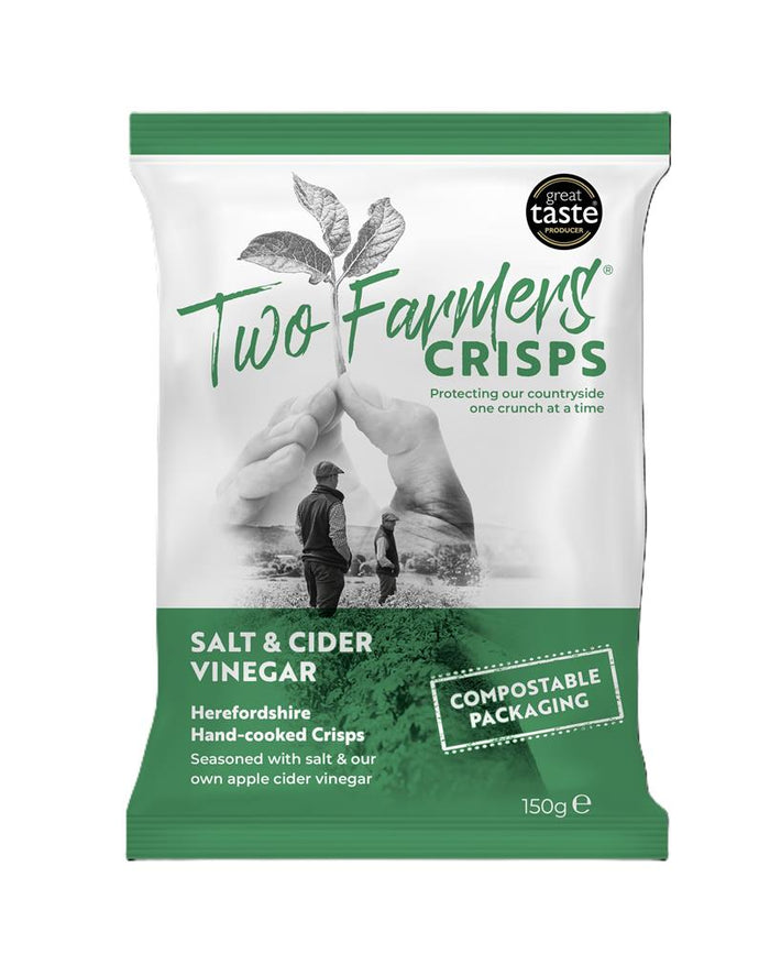 Two Farmers Salt & Cider Vinegar Crisps 150g