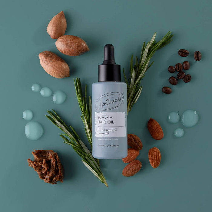 UpCircle USA - Scalp + Hair Oil with Upcycled Bacuri Butter + Castor Oil