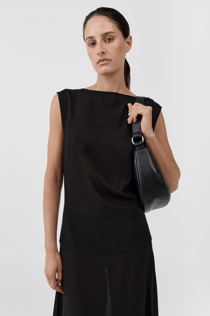Utility Crescent Bag - Black