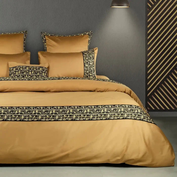 4 Pcs Bedding Set / Mustard - X