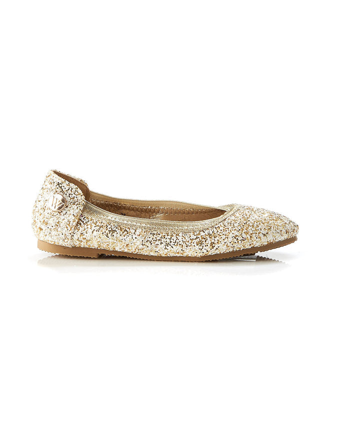 Walnut Catie Freckle Ballet in Gold - Sweet Thing Baby & Childrens Wear