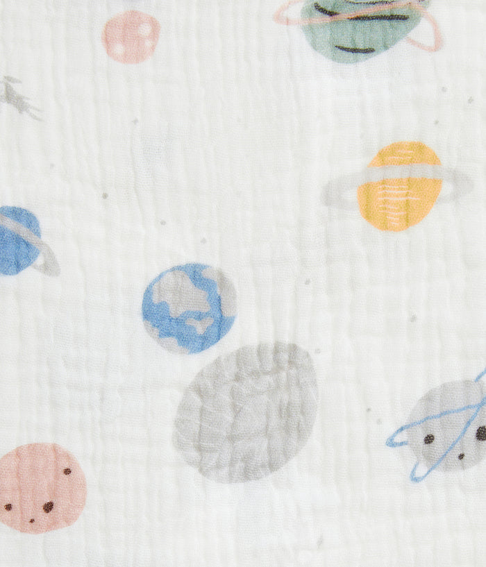 Wash Cloth 3 Pack Muslin Blush Rocket