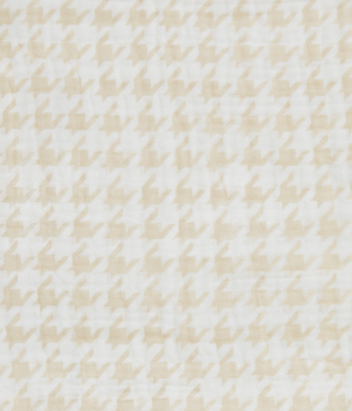 Wash Cloth 3 Pack Muslin White Mini Cloud Bunnies