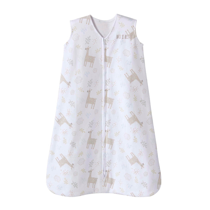 sleepsack wearable blanket cotton sand llama