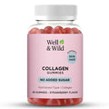 Well & Wild Collagen Gummies Strawberry 60 Gummies