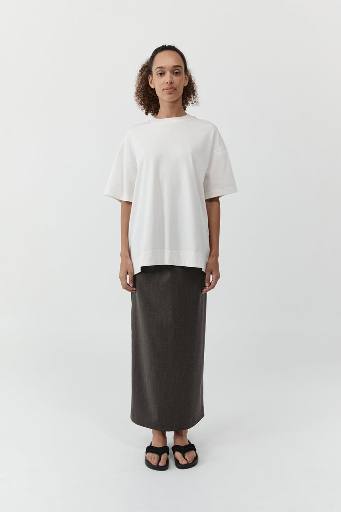 Wool Everyday Skirt - Mulch
