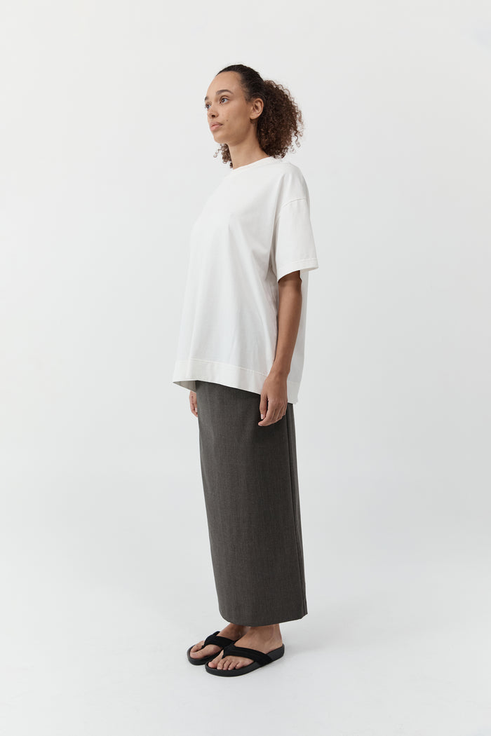 Wool Everyday Skirt - Mulch