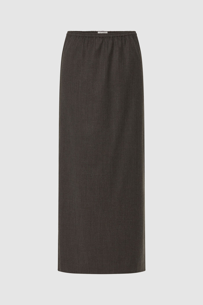 Wool Everyday Skirt - Mulch