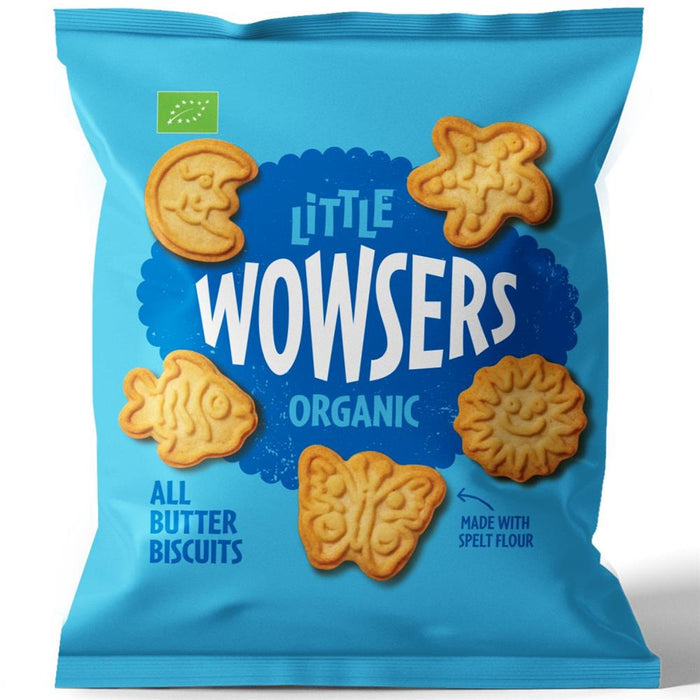 Wowsers Organic Little All Butter Biscuits 80g