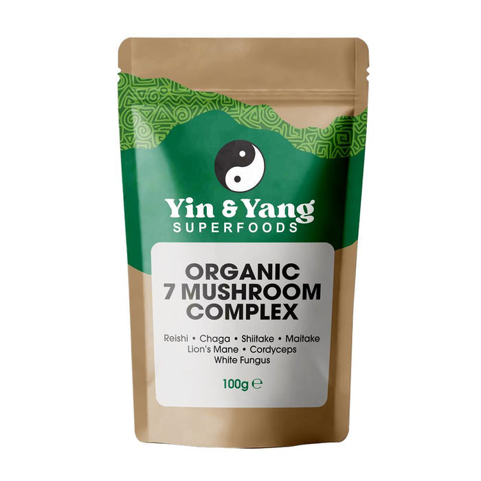 Yin & Yang Superfoods Organic 7 Mushroom Blend 100g