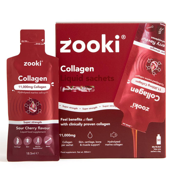 Marine Collagen 11000mg Cherry 30x18.5ml Liquid Sachets
